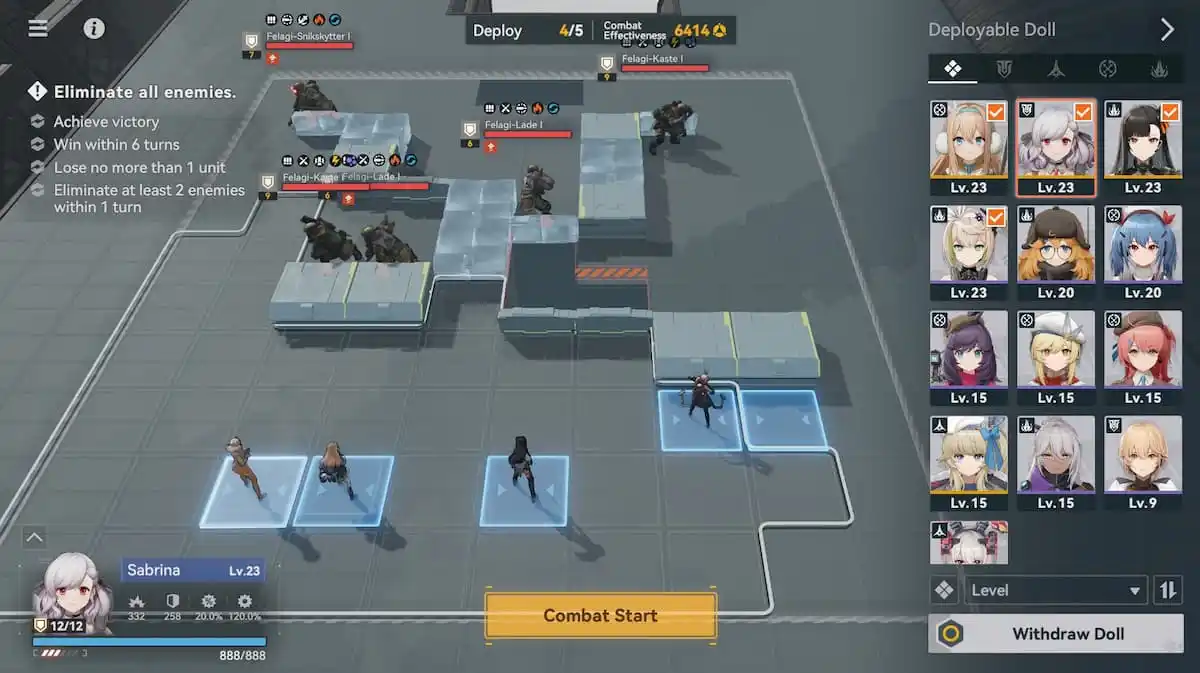 Najlepszy zespół Girls' Frontline 2: Exilium dla sukcesu 1