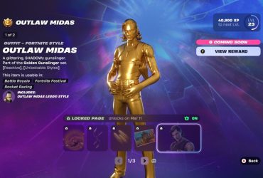 Odblokuj Przestępcę Midasa: Ukończ wszystkie zadania Złotego Rewolwerowca w Fortnite Rozdział 6