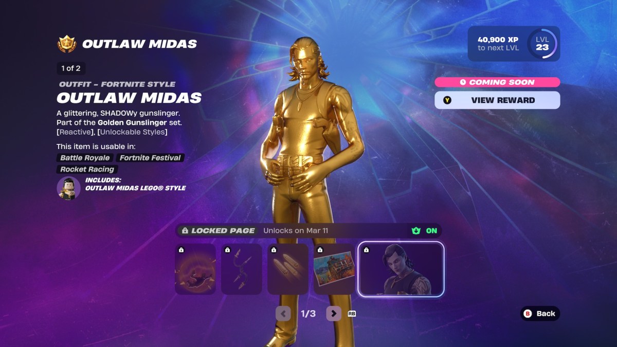 Odblokuj Przestępcę Midasa: Ukończ wszystkie zadania Złotego Rewolwerowca w Fortnite Rozdział 6