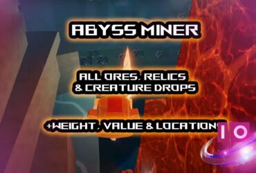 Kompletny przewodnik po minerałach, reliktach i łupach stworzeń w Abyss Miner