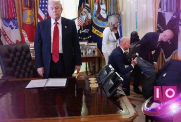 Trump błędnie podaje adres URL strony internetowej dotyczącej leków podczas chaotycznej konferencji prasowej w Biurze Owalnym