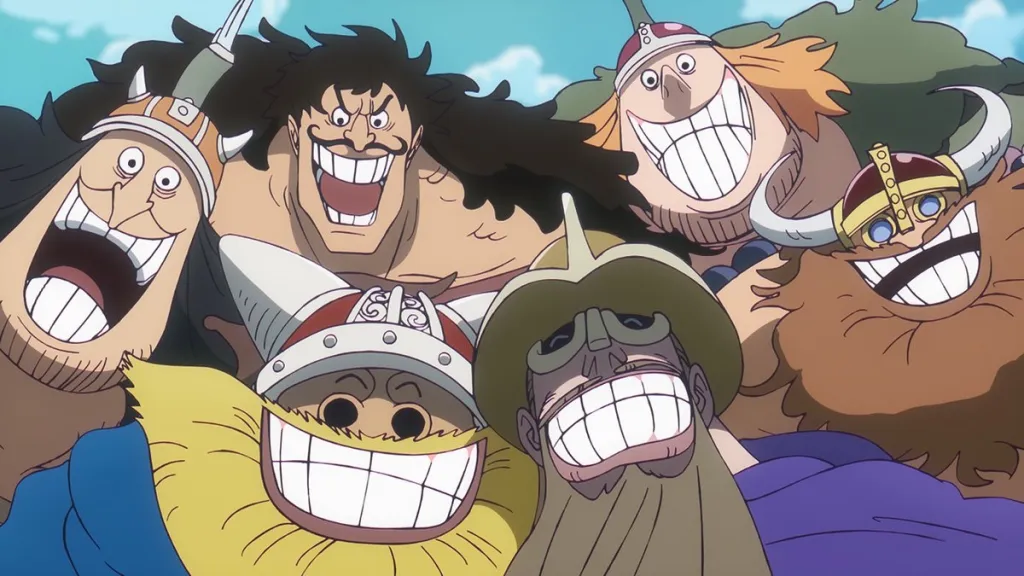 Stare Giganty Pirackie w anime One Piece