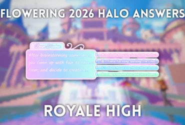 Royale High Kwitnąca Halo 2026 Odpowiedzi — Figlujące Pola
